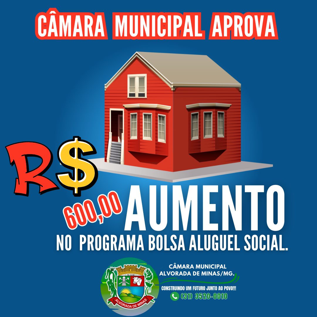Aumento no Programa Bolsa Aluguel Social.